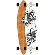 Arbor Fish Bamboo 38 Complete Skateboard w/ Free B&F Heart Sticker Bundle