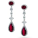 Bling Jewelry Cz Red Ruby Teardrop Chandelier Earrings Silver Tone 41L8WOQcegL. SL160 Bling Jewelry Cz Red Ruby Teardrop Chandelier Earrings Silver Tone