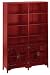 Office Products : Wuchow Double Bookcase W/cabnt 48"w Antique Red