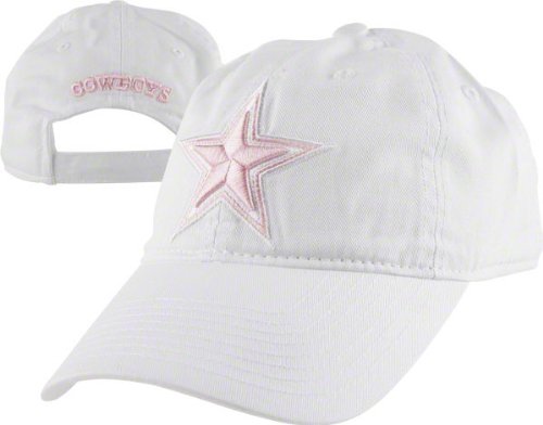 Dallas Cowboys Women's Rush White Adjustable Hat