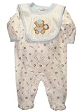 Little Me Layette Footie, Baseball, Ivory Multi