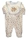 Little Me Layette Footie, Baseball, Ivory Multi Little Me Layette Footie, Baseball, Ivory Multi