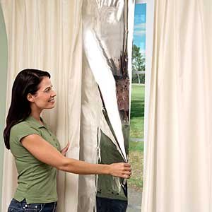 SOLAR CURTAIN 30 IN X 81 IN