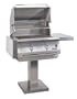 Solaire 30-Inch Infrared Natural Gas Bolt-Down Post Grill, Stainless Steel