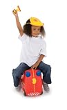 picture of Trunki Freddie the Fire Engine Ride-on Suitcase (Limited Edition)