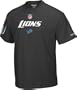 Detroit Lions Black Prime 2009 Player Sideline T-Shirt - X-Large