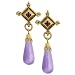 L'aura Pourpre Athena Earrings