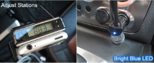 Accessory Shop FM TRANSMITTER, Charger & FULL HANDS-FREE CAR KIT for Apple iPhone, iPhone 3G and iPod Player