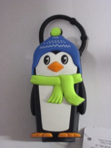 Bath and Body Works Little Penguin Anti Bac Hand Gel Holder 2013 - Black