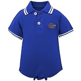 Florida Gators Royal Blue Infant Tipped Polo Creeper