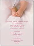 Pink Toes Birth Announcements - Set of 20