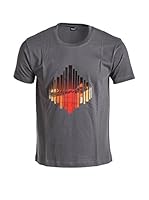 Izas Camiseta Manga Corta Viru (Gris Oscuro / Rojo)