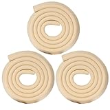 Jolieer 衝撃吸収 ケガ防止 コーナーガード コーナークッション 赤ちゃん舐めても安心 けが防止 2M×3個入 (L型（厚手）, ホワイト M)