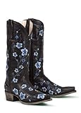 Lane Boots Sakura in Blue Leather Cowgirl / Fashion Boots