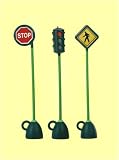 Italtrike 9402B 3 Piece Signage Set – Light – Stop – Pedestrian Crossing