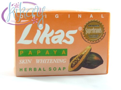 Original Likas Papaya Skin Whitening Herbal Soap by Trinidad Cosmetics Laboratory - 135 grams