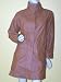 Lavish Leather Knot Jacket Cognac