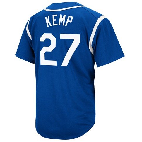 Majestic Matt Kemp L.A. Dodgers Wind-Up Jersey - Royal Blue (XX-Large)