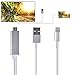 HDMI Cable PowerLead 6.4 Ft MHL To HDMI Cable To 1080P HDTV Adapter For iPad iPhone 5 5C 5S 6 6s Plus(Compatible with the(Wi-fi and Cellular/Wifi and 3G)Version for Ipad)