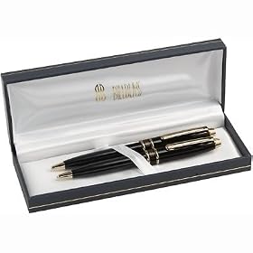 Bill Blass Black Ballpoint Pen and Pencil Set