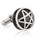 Pentagram Silver Stainless Steel Mens Shirt Cufflinks Wedding New