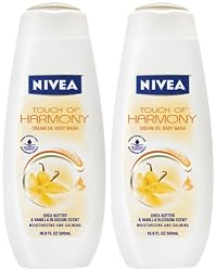 Nivea Body Wash Touch of Harmony Cream Oil Body Wash-16.9, oz.