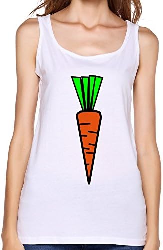 Marycel Women's Whats Doc Bugs Bunny Cartoon Carrot Tank Top White XL