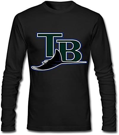 Tampa Bay Rays T Shirts For Mens Long Sleeve XS Black