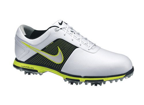 Nike Golf Men's Nike Lunar Control Golf Shoe,White/Metallic Silver/Cyber,8.5 W US