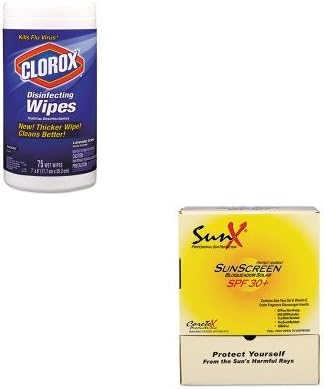 KITCOX01761EAPFYCT91664 - Value Kit - Coretex Products SPF30 Sunscreen (PFYCT91664) and Clorox Disinfecting Wipes (COX01761EA)