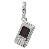 SilberDream Charm smartphone mobilephone, 925 Sterling Silver Charms Pendant with Lobster Clasp for Charms Bracelet, Necklace or Earring FC687