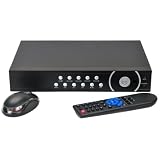 VideoSecu CCTV 8 Channel H.264 Video DVR Stand Alone Real Time Digital Video Recorder Supports Network Remote View iPhone Google Phone with 1000GB Hard Drive WD9
