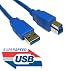 Xxion Pro 2 Metre USB 3.0 Triple Shielded Universal SuperSpeed (5Gbps) A – B Printer, Scanner, Hub, Drive or Device Lead / Cable. Suitable for all brands of printer, scanner, drive, hub or device which use a SuperSpeed USB 3.0 A – B interface. HP, Dell, Epson, Canon, Lexmark, Kodak, Xerox, Samsung etc.