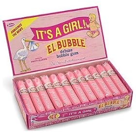 It's A Girl Bubble Gum Cigars (Pack of 36)