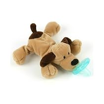 Wubbanub Infant Plush Toy Pacifier Brown Puppy
From WubbaNub
