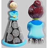Cheese Nutmeg Grater Doll- BLUE- Small Paris by Apilcina