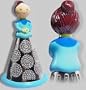 Cheese / Nutmeg Grater Doll- BLUE- Small Paris