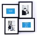 Pinnacle 4-Opening Gallery Solutions 3D Collage Frame, Black