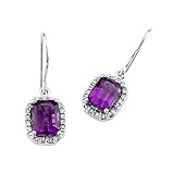 2.10 cttw Genuine Amethyst Earrings by Effy Collection® LIFETIME WARRANTY