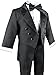 Boys Black Tuxedo with Tail Outfit Set