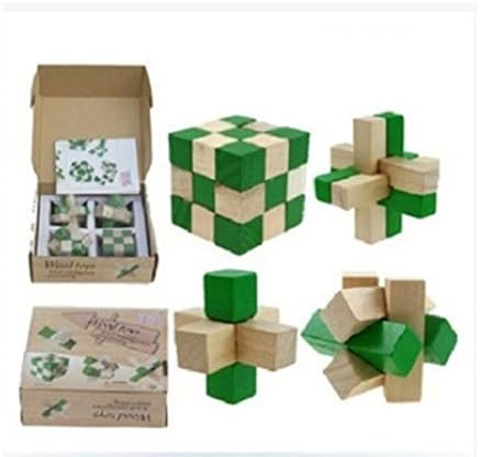 IQ Challenge Set 4 Pcs Kids Educational Toys for 5+ Year Olds - Highly Stimulating Brain Teasers - Challenging Mental Exercises for Sharp Young Minds