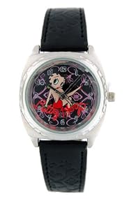 Betty Boop Womens Leather Strap Watch #BB-W343A