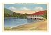 Lake Tomahawk, Black Mountain, North Carolina Art Poster Print, 18x13