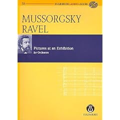 Modest P. Mussorgski: Bilder einer Ausstellung in der Instrumentation von M. Ravel f�r Orchester -- Studienpartitur (+CD) in der neuen Ausgabe von Eulenburg Audio + score - Noten/sheet music