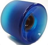 BRAND NEW LONGBOARD SKATEBOARD CRUISER WHEELS 65X51MM STONE GROUND CLEAR BLUE