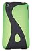 KingCase iPhone 3G & 3GS * Rubberized Slim Slider Twist Case (Green & Black) 8GB, 16GB, 32GB