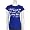 Florida Gators Ladies Royal Blue All-Over Graphic Logo T-shirt