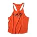 GASP - Deep Cut Tank - Größe M - Farbe Orange