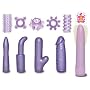 Lusty Desires 10 Piece Vibrator Dildo Clit Masturbator Adult Toy & Original Artwork Chinese Love Spell Symbol Pocket Card Gift Set