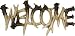Rivers Edge Antler Welcome Sign
